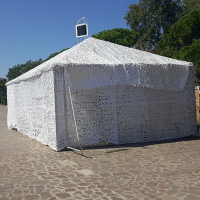 Біла маскувальна сітка